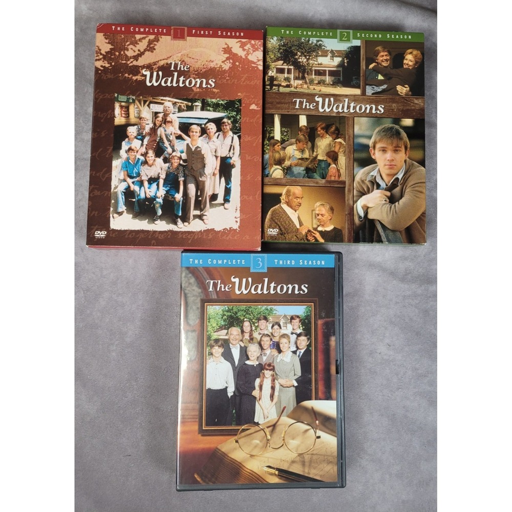 The Waltons Seasons 1 2 3 DVD Lot Complete First Second Third Seasons TV Series